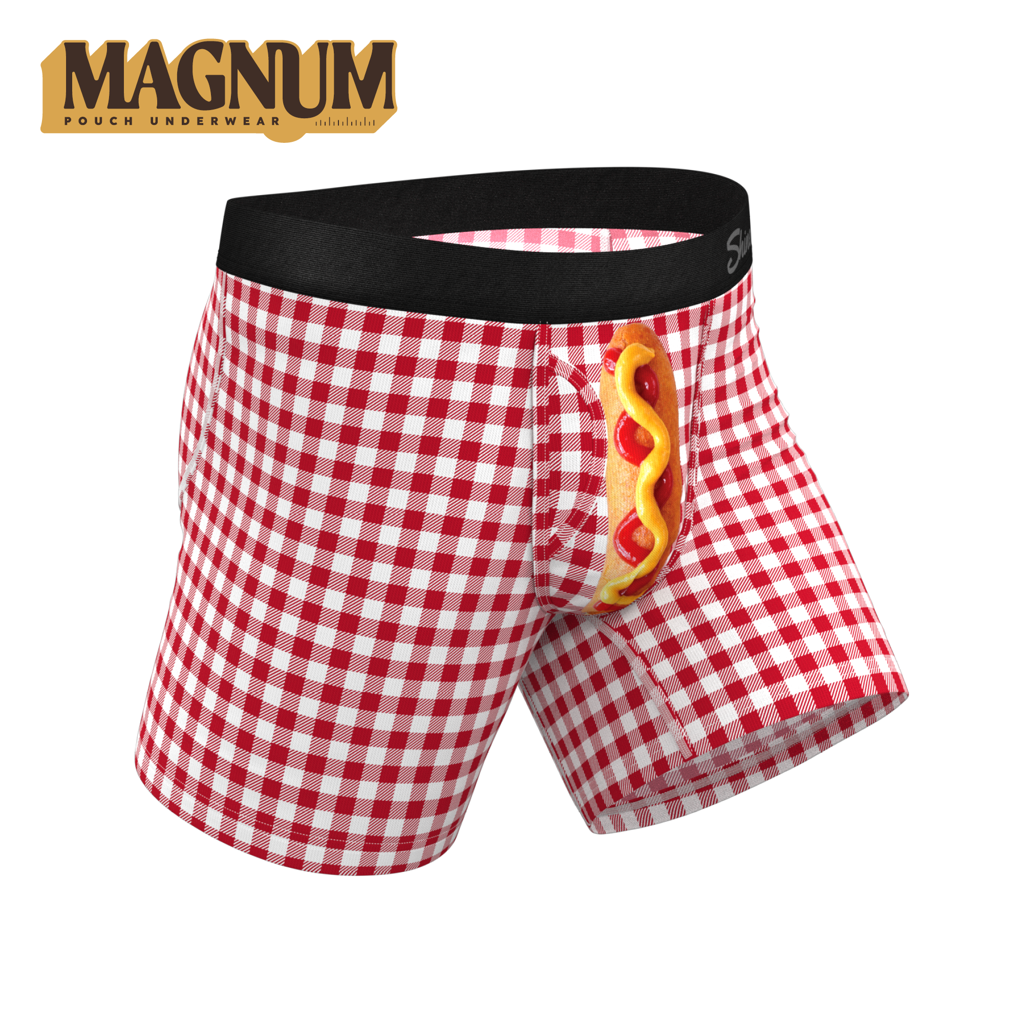 The Hot Diggity | Corn Dog Ball Hammock® Magnum Big Pouch Underwear - Shinesty