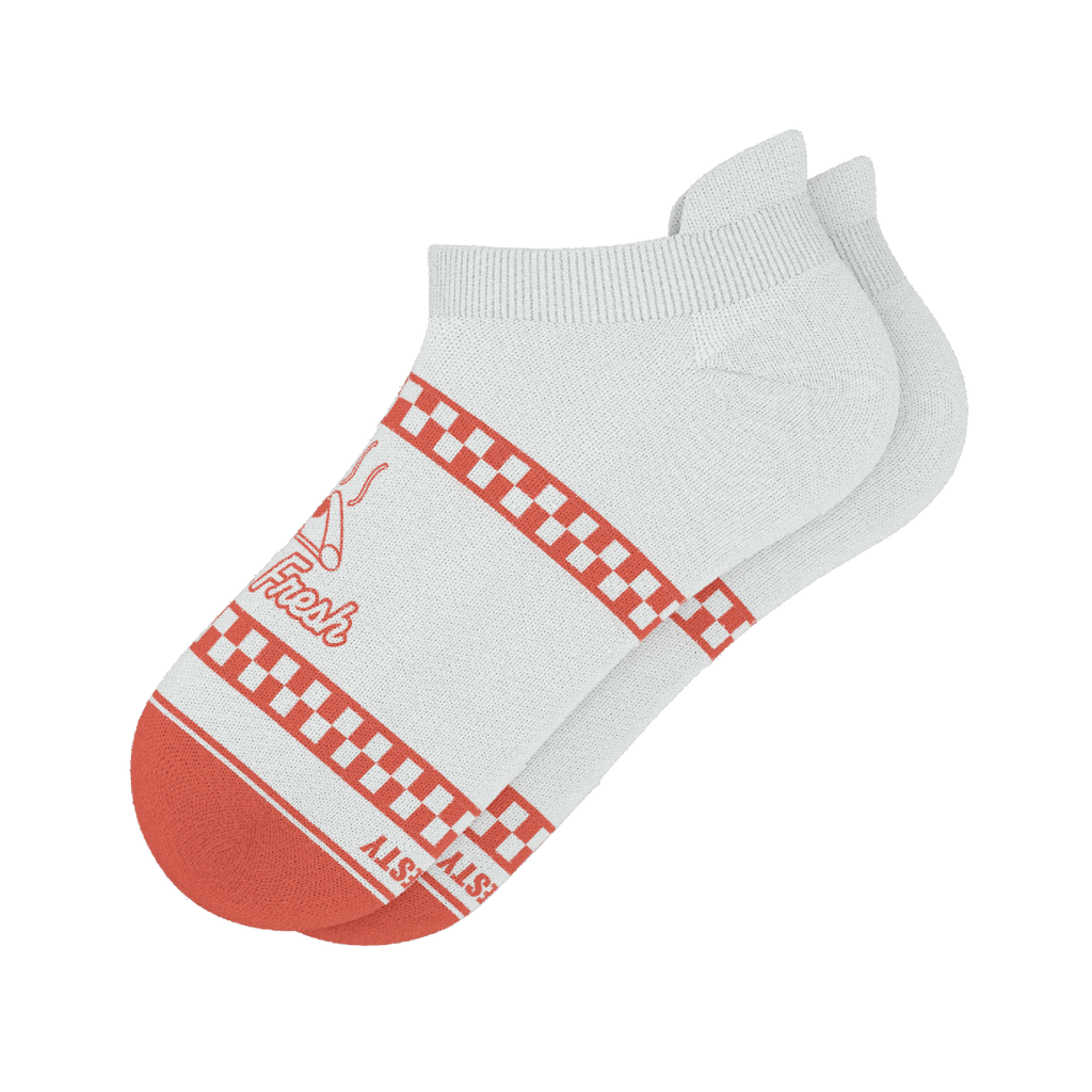 The Hot & Fresh | Pizza Box Heel Hammock™ Ankle Socks - Shinesty