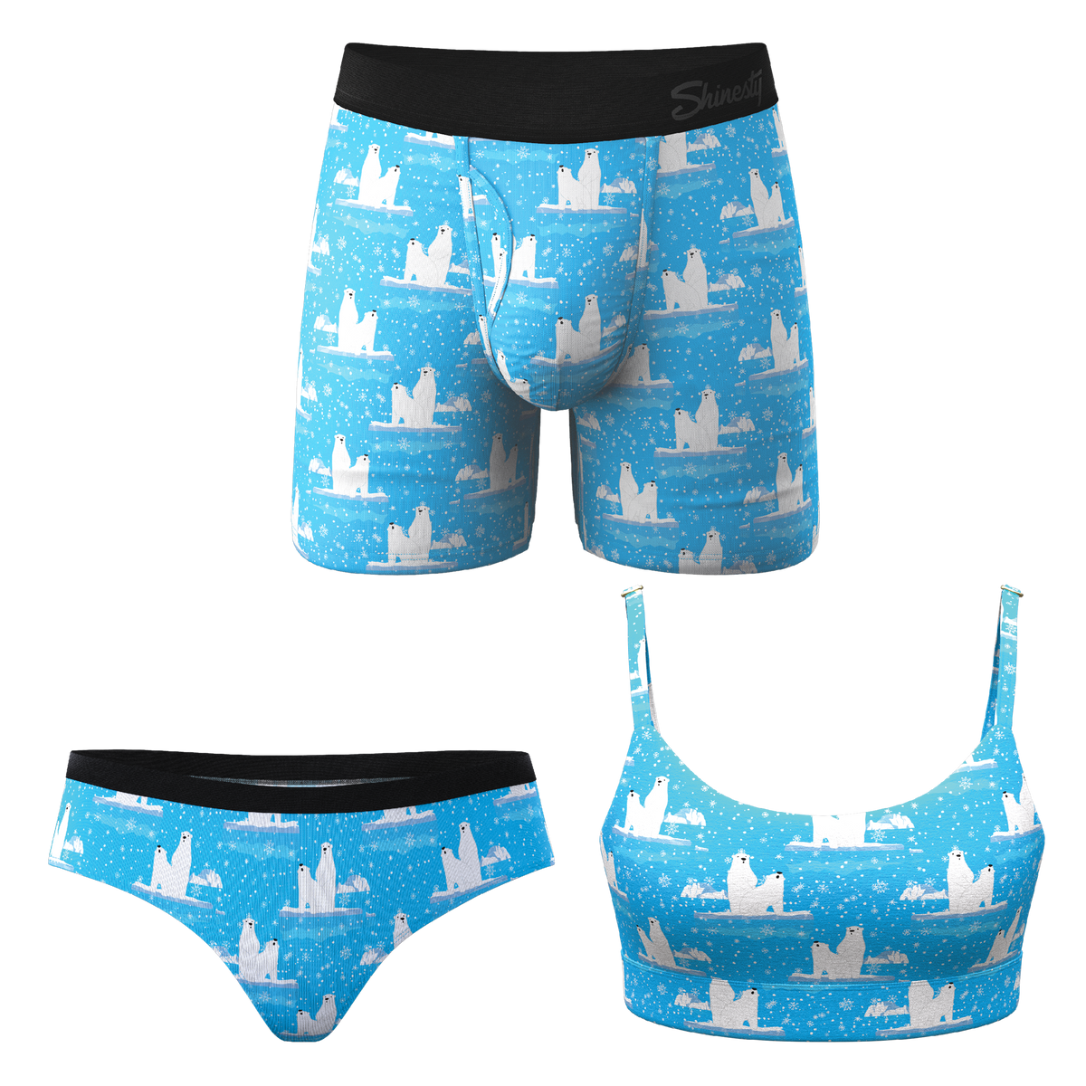 The How Coke Is Made | Ball Hammock® With Fly, Bralette, and Cheeky Underwear Pack - Shinesty