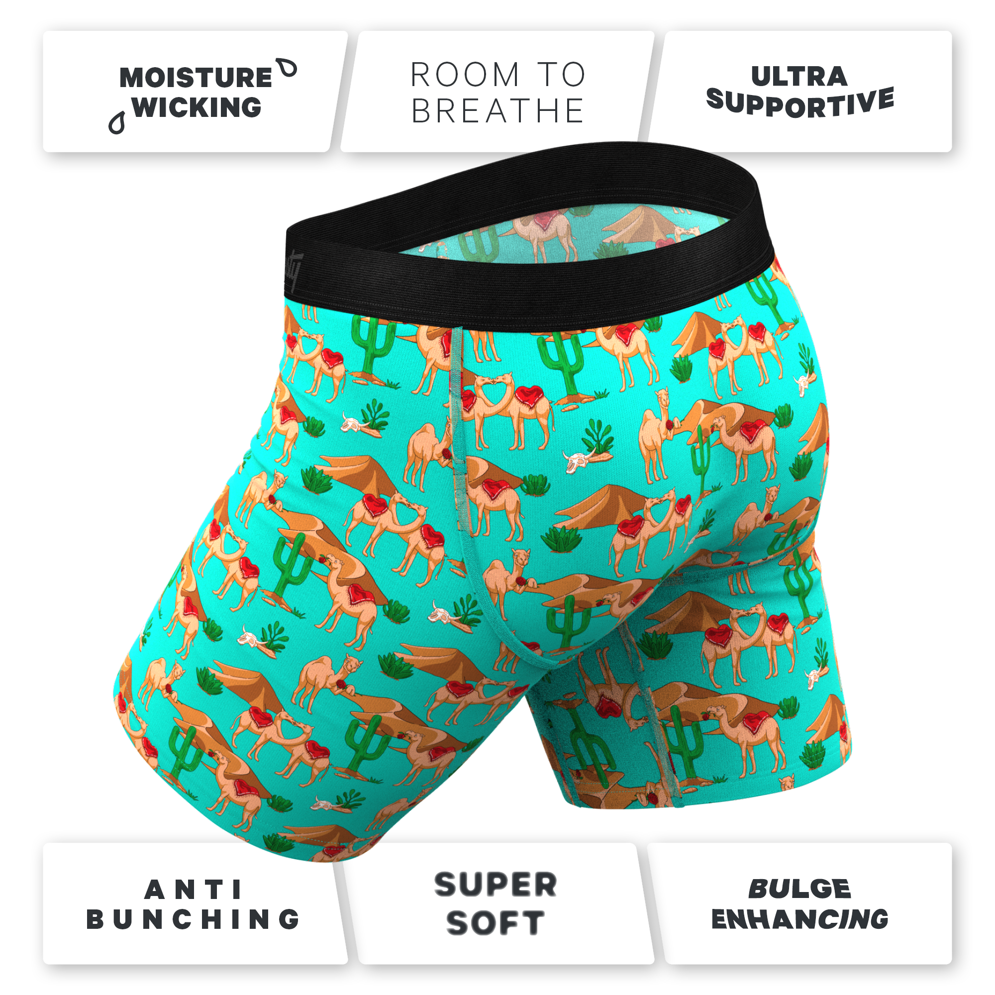 The Hump Day | Camels Ball Hammock® Boxer - Long Leg - Shinesty