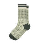 The Illusion | Green Pattern Heel Hammock™ Crew Socks - Shinesty