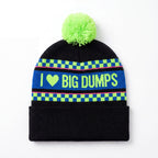 The I Love Big Dumps | 80s Retro Neon Ski Beanie - Shinesty