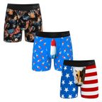The Independance Apex | Ball Hammock® Boxer Brief 3 Pack - Shinesty