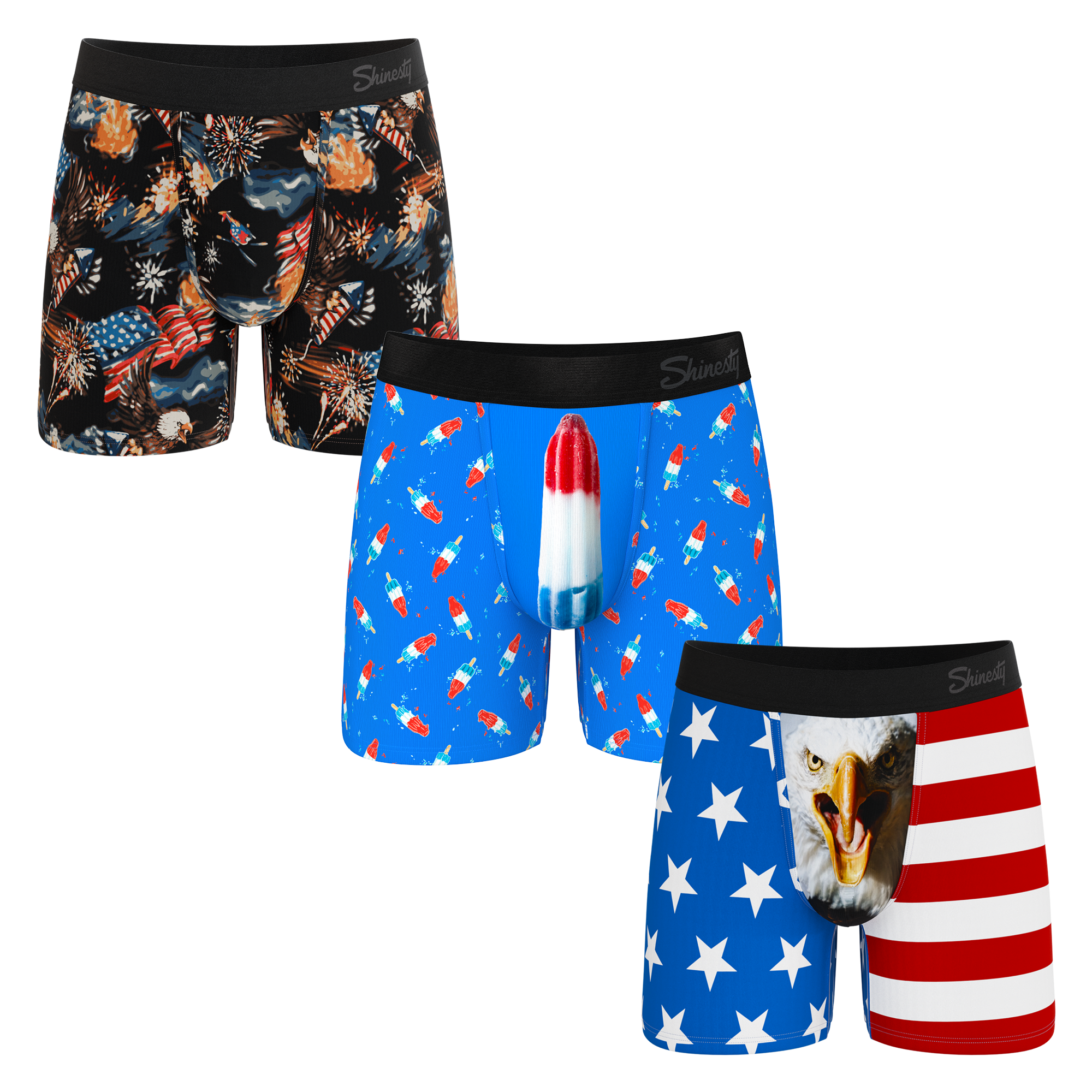 The Independance Apex | Ball Hammock® Boxer Brief 3 Pack - Shinesty