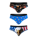 The Independance | Cheeky Underwear 3 Pack - Shinesty
