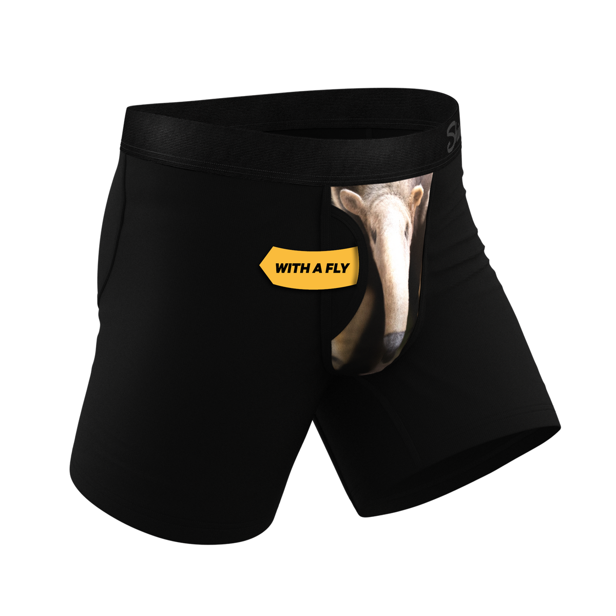 The Inside Snout | Anteater Ball Hammock® Pouch Underwear With Fly - Shinesty