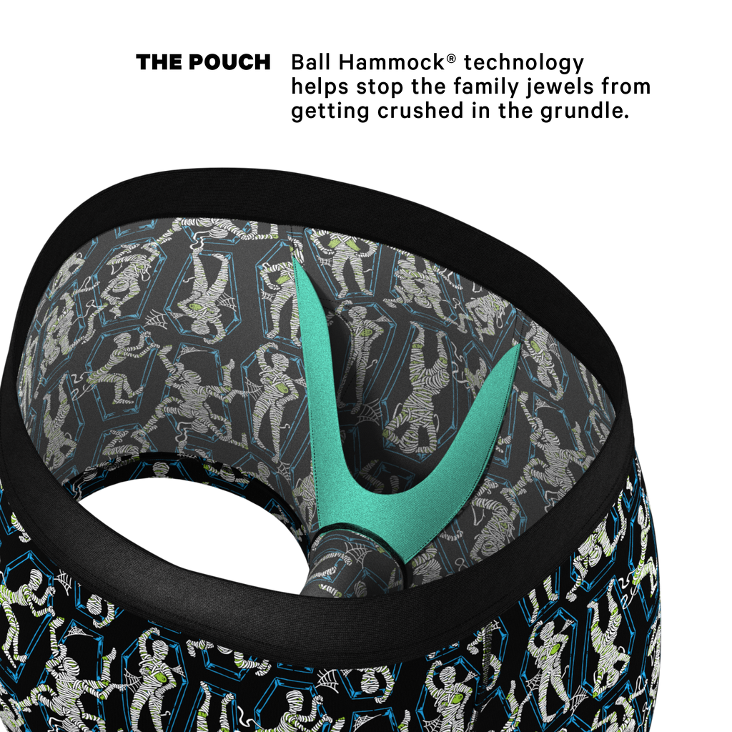 The Inter-Corpse | Halloween Mummies Ball Hammock® Pouch Trunks Underwear - Shinesty