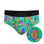The Island Time | Pineapple Scene Ball Hammock® Pouch Underwear Briefs - Shinesty