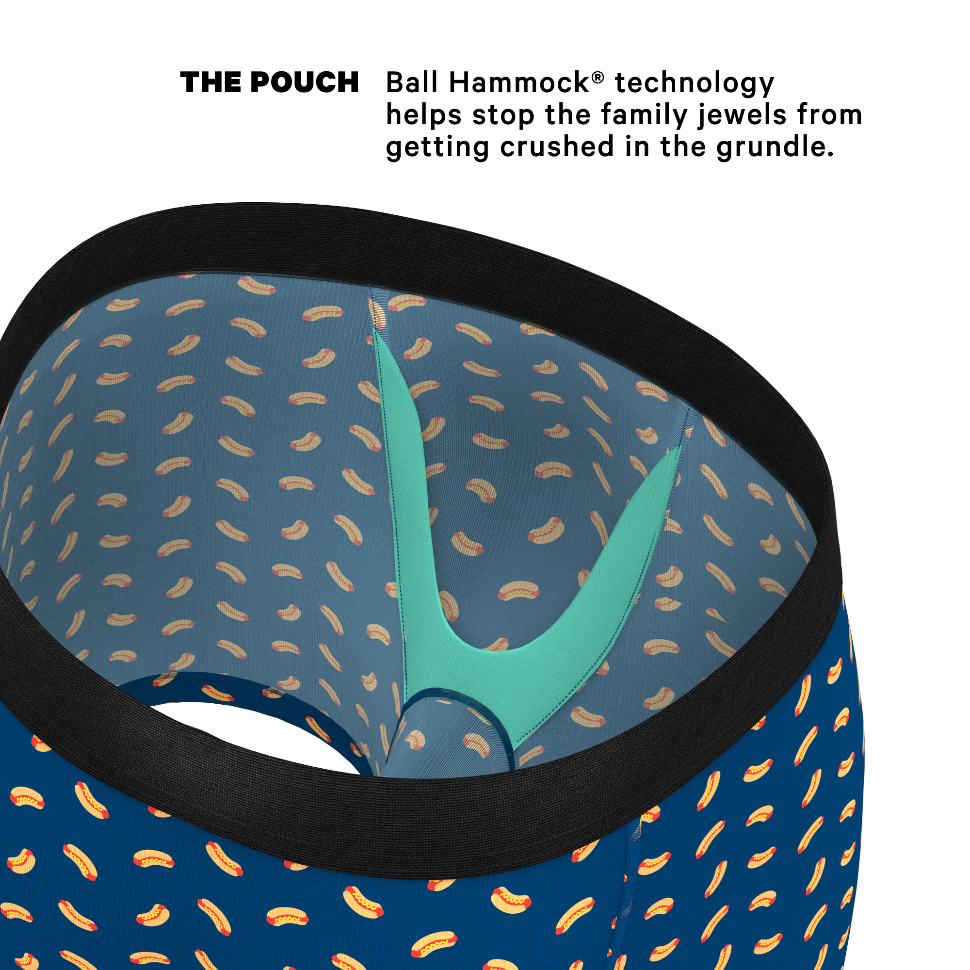 The Itty Bitty Buns | Hotdog Ball Hammock® Pouch Underwear - Shinesty
