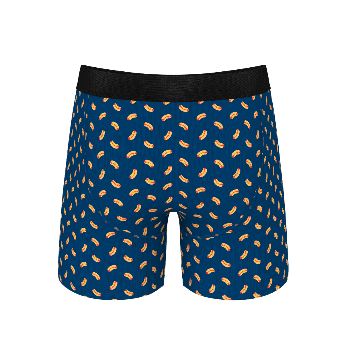 The Itty Bitty Buns | Hotdog Ball Hammock® Pouch Underwear With Fly - Shinesty