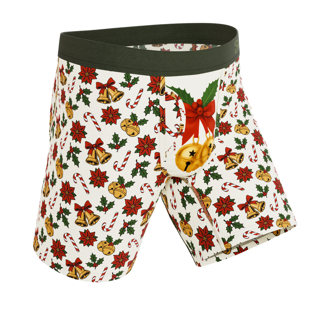 The Jingle All The Way | Christmas Bells Ball Hammock® Boxer - Long Leg - Shinesty