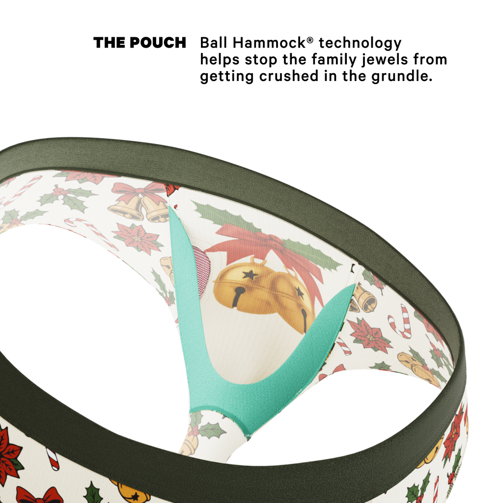 The Jingle All The Way | Christmas Bells Ball Hammock® Pouch Underwear Briefs - Shinesty