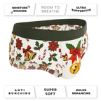 The Jingle All The Way | Christmas Bells Ball Hammock® Pouch Underwear Briefs - Shinesty