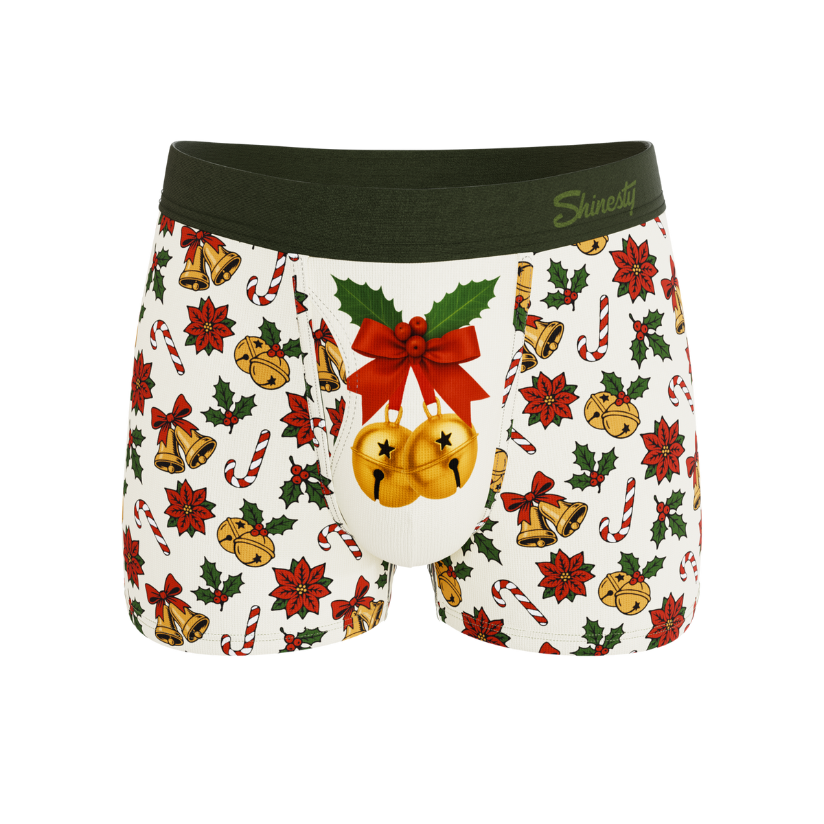 The Jingle All The Way | Christmas Bells Ball Hammock® Pouch Trunks Underwear - Shinesty