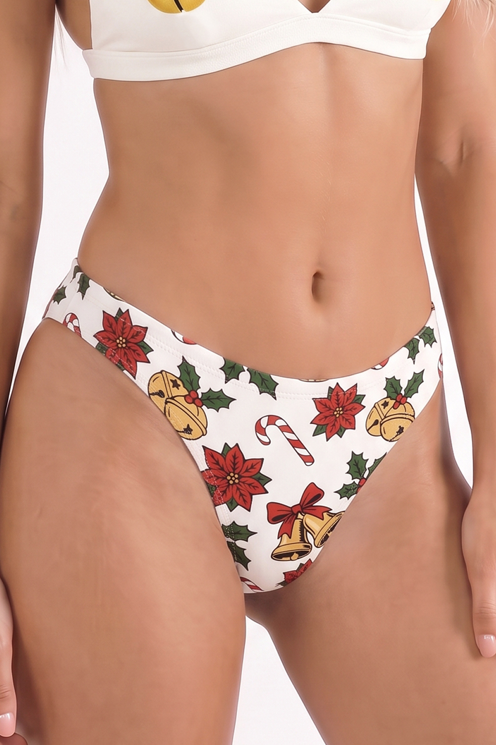 The Jingle All The Way | Christmas Bells MicroModal Thong - Shinesty