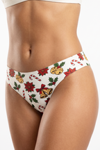The Jingle All The Way | Christmas Bells Seamless Thong - Shinesty