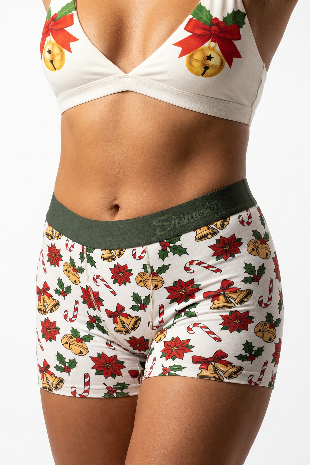 The Jingle All The Way | Christmas Bells Women’s Boxers - Shinesty