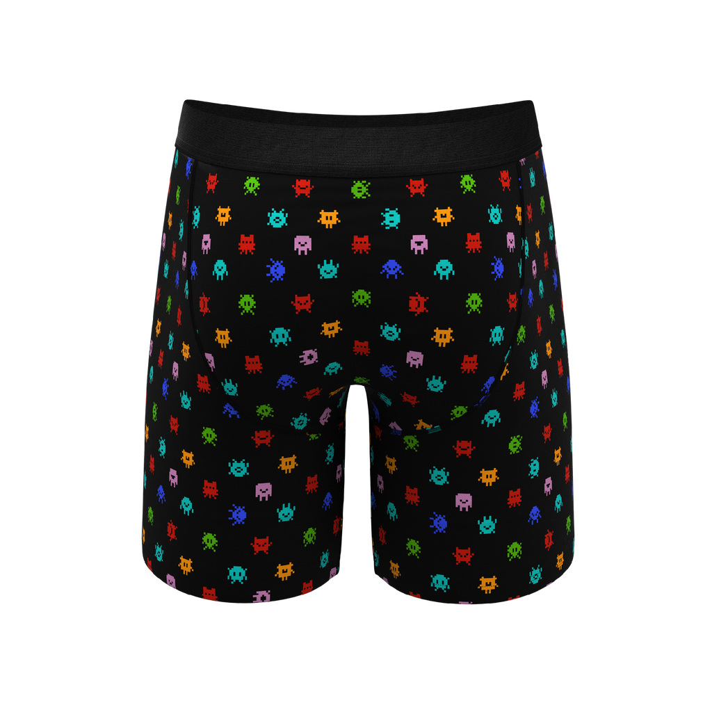The Joystick | Video Game Ball Hammock® Boxer - Long Leg - Shinesty