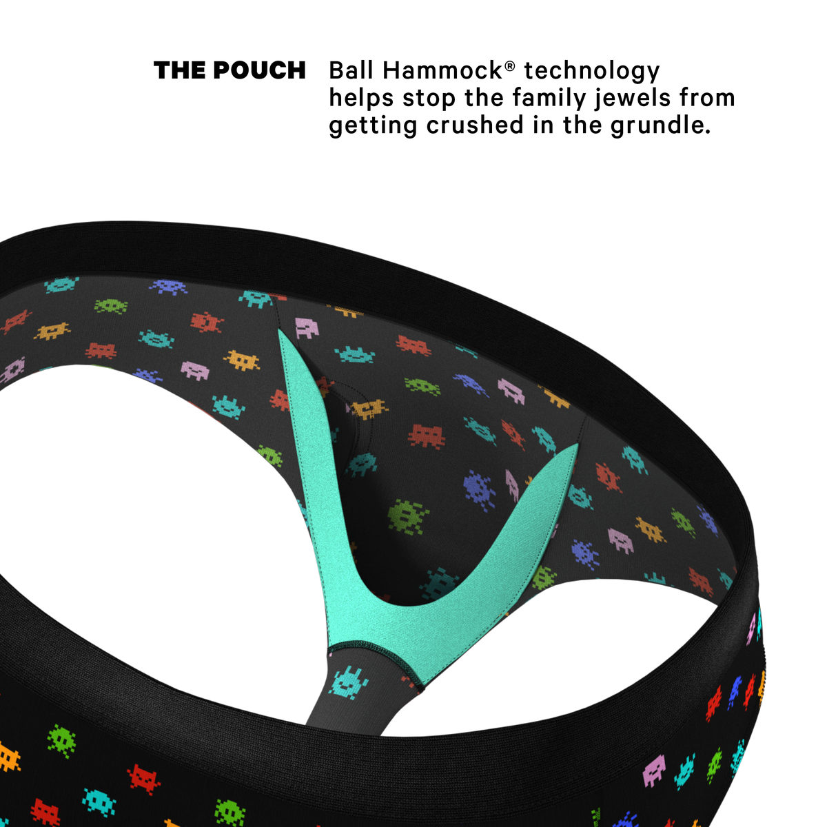 The Joystick | Video Game Ball Hammock® Pouch Underwear Briefs - Shinesty