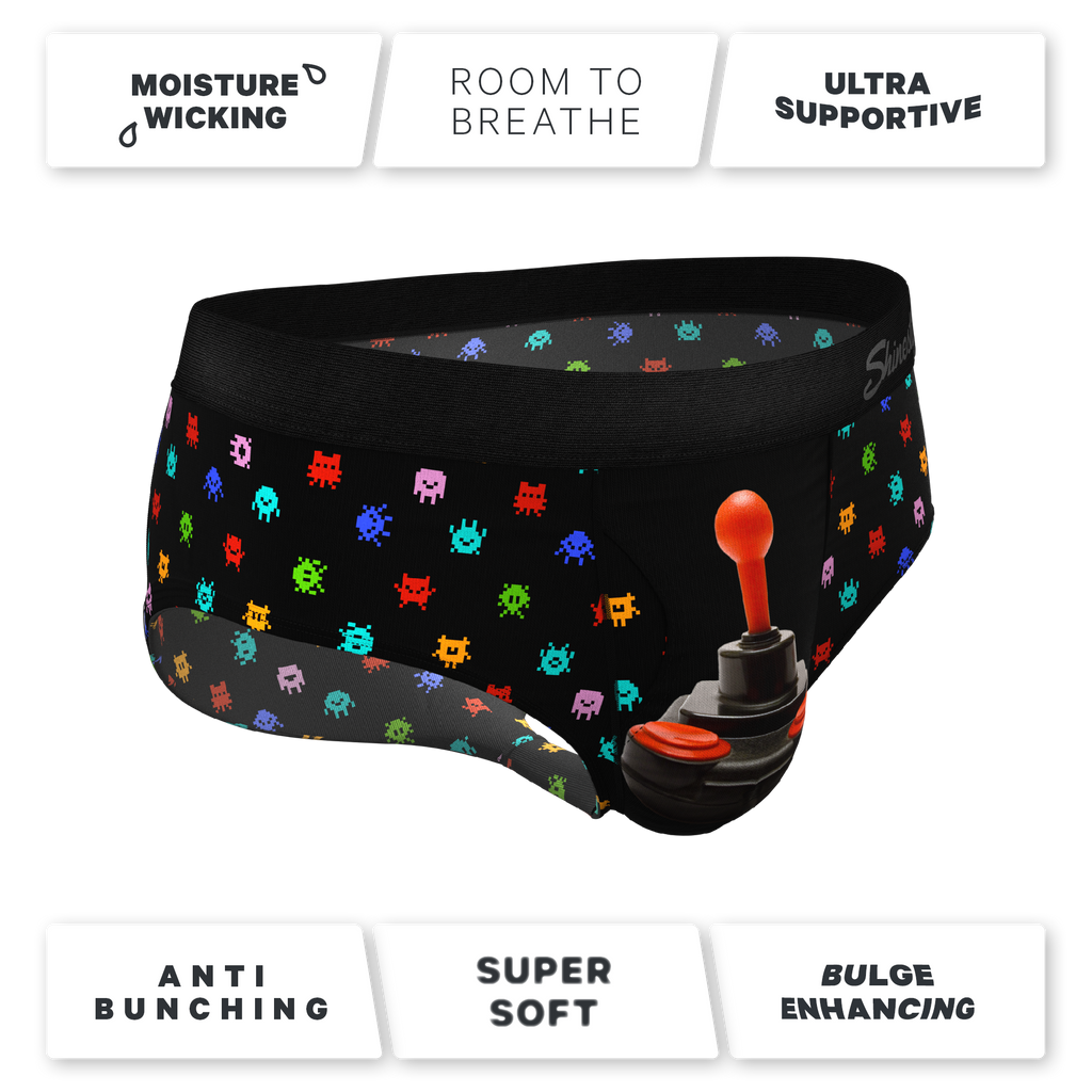 The Joystick | Video Game Ball Hammock® Pouch Underwear Briefs - Shinesty