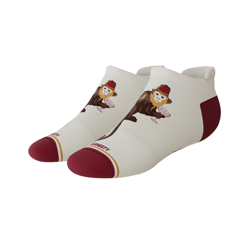 The Jungle Juice | Circus Monkey Heel Hammock™ Ankle Socks - Shinesty