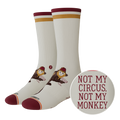 The Jungle Juice | Circus Monkey Heel Hammock™ Crew Socks - Shinesty