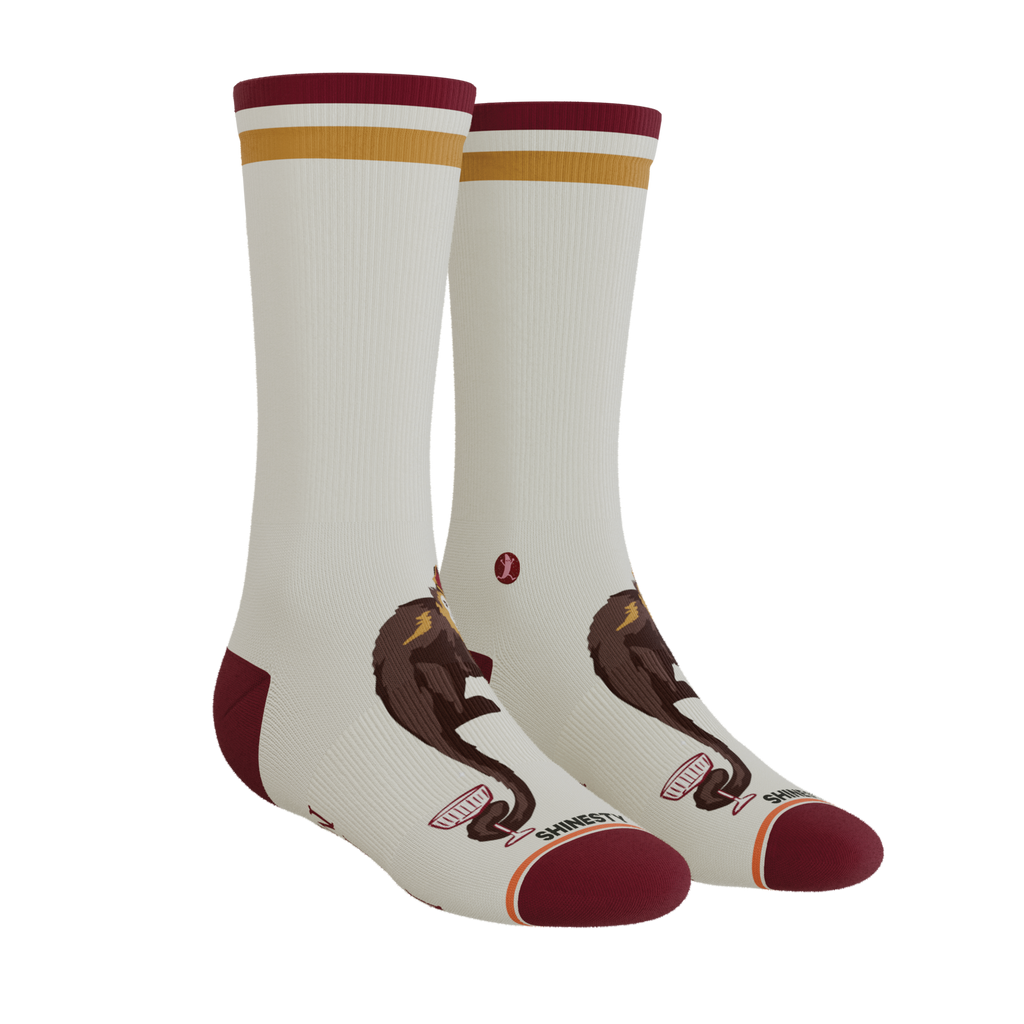 The Jungle Juice | Circus Monkey Heel Hammock™ Crew Socks - Shinesty