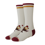 The Jungle Juice | Circus Monkey Heel Hammock™ Crew Socks - Shinesty