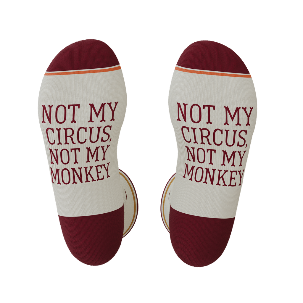 The Jungle Juice | Circus Monkey Heel Hammock™ Crew Socks - Shinesty