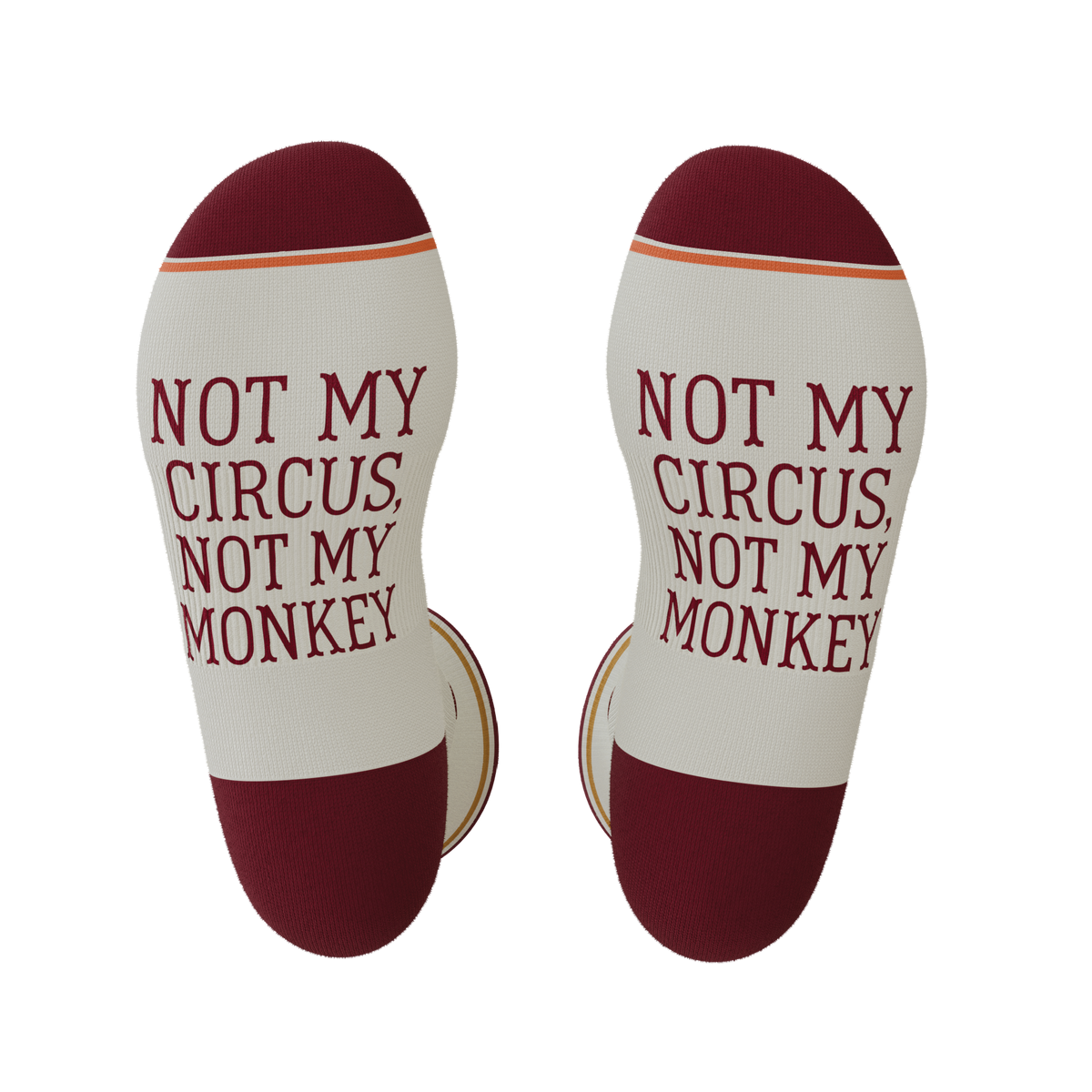 The Jungle Juice | Circus Monkey Heel Hammock™ Crew Socks - Shinesty