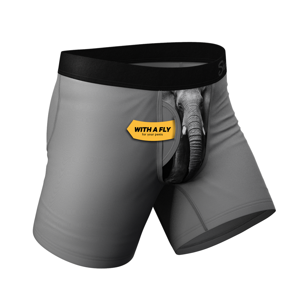 The Junk In The Trunk | Elephant Ball Hammock® Pouch Underwear With Fly - Shinesty