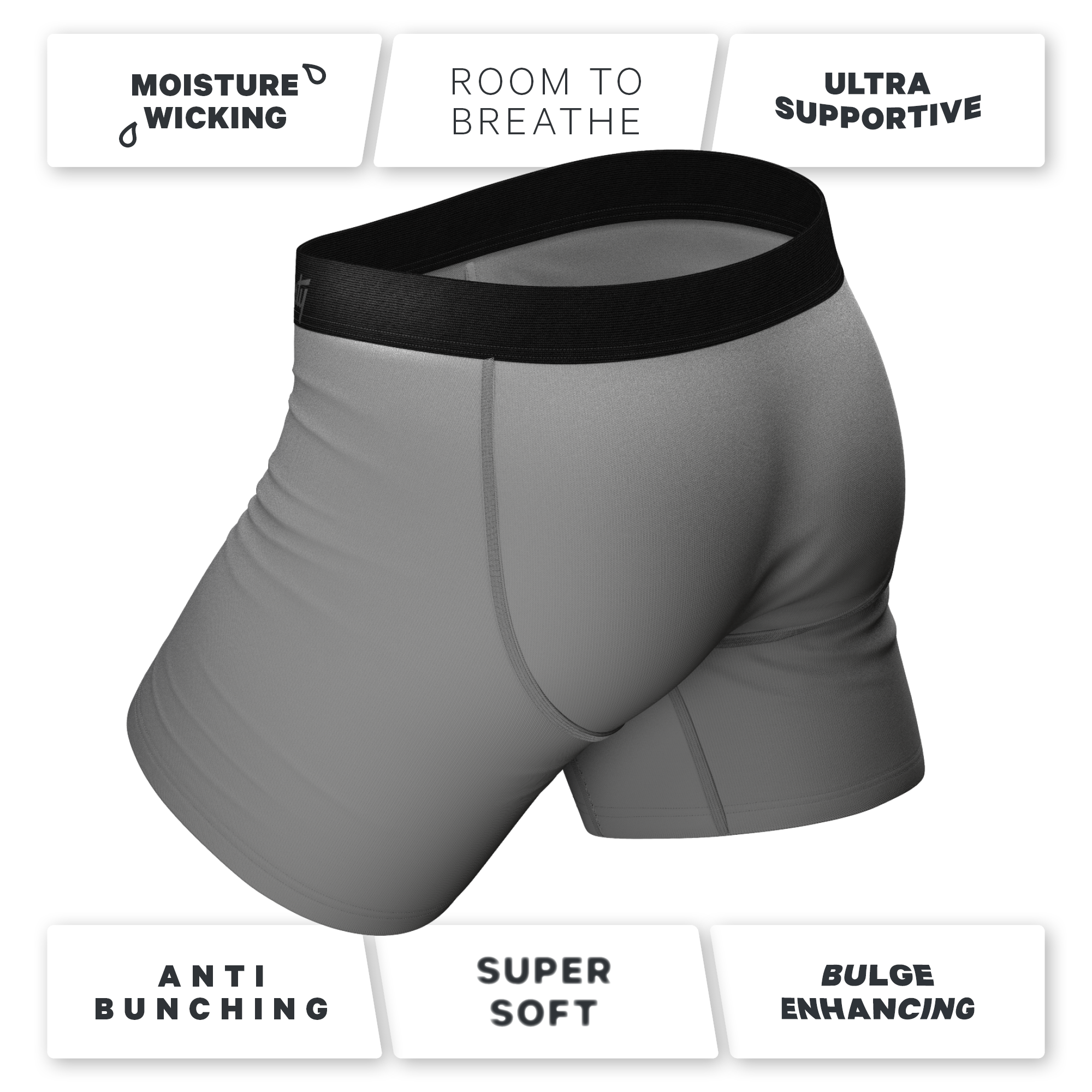The Junk In The Trunk | Elephant Ball Hammock® Pouch Underwear With Fly - Shinesty