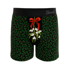 The Kiss Me There | Mistletoe Boxers - Shinesty