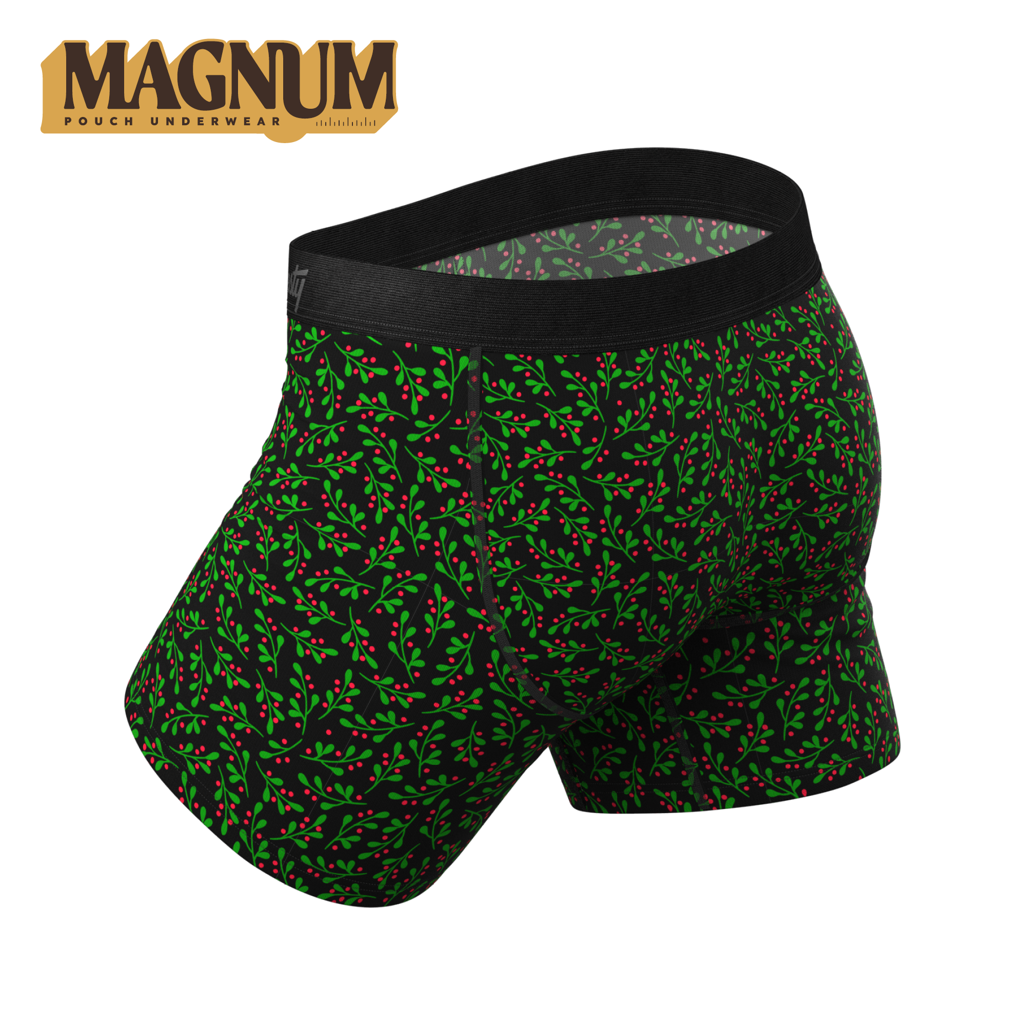 The Kiss Me There | Mistletoe Ball Hammock® Magnum Big Pouch Underwear - Shinesty