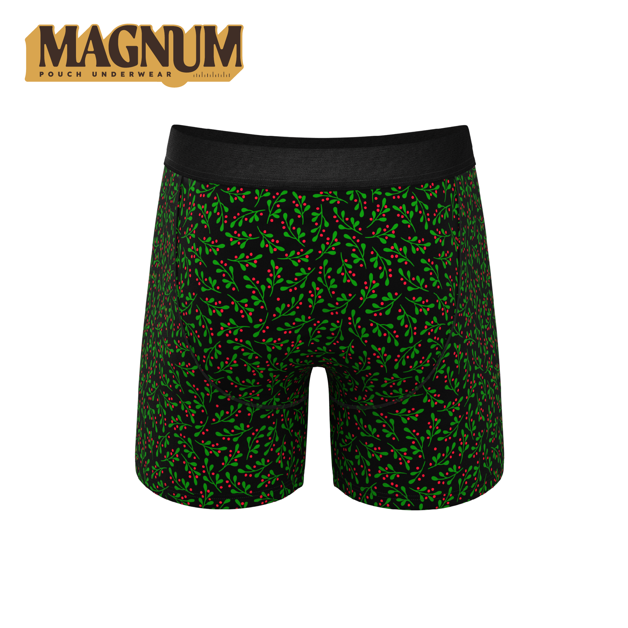 The Kiss Me There | Mistletoe Ball Hammock® Magnum Big Pouch Underwear - Shinesty