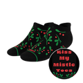 The Kiss Me There | Mistletoe Heel Hammock™ Ankle Socks - Shinesty