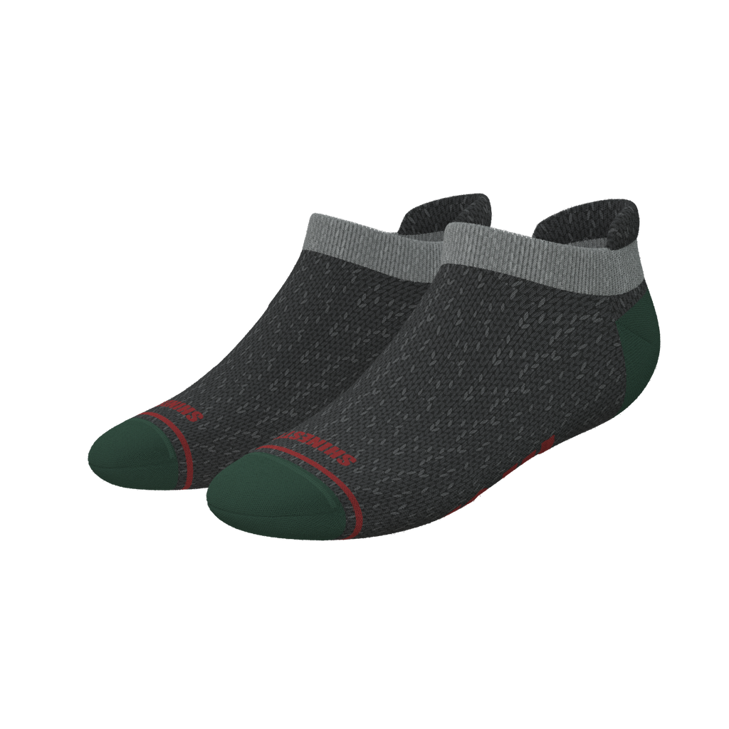 The Kiss Me There | Mistletoe Heel Hammock™ Ankle Socks - Shinesty