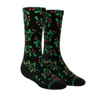 The Kiss Me There | Mistletoe Heel Hammock™ Crew Socks - Shinesty