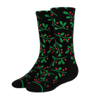 The Kiss Me There | Mistletoe Heel Hammock™ Crew Socks - Shinesty