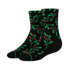The Kiss Me There | Mistletoe Heel Hammock™ Quarter Crew Socks - Shinesty