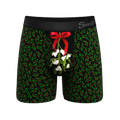 The Kiss Me There | Mistletoe Ball Hammock® Magnum Big Pouch Underwear - Shinesty