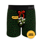 The Kiss Me There | Mistletoe Boxers - Shinesty