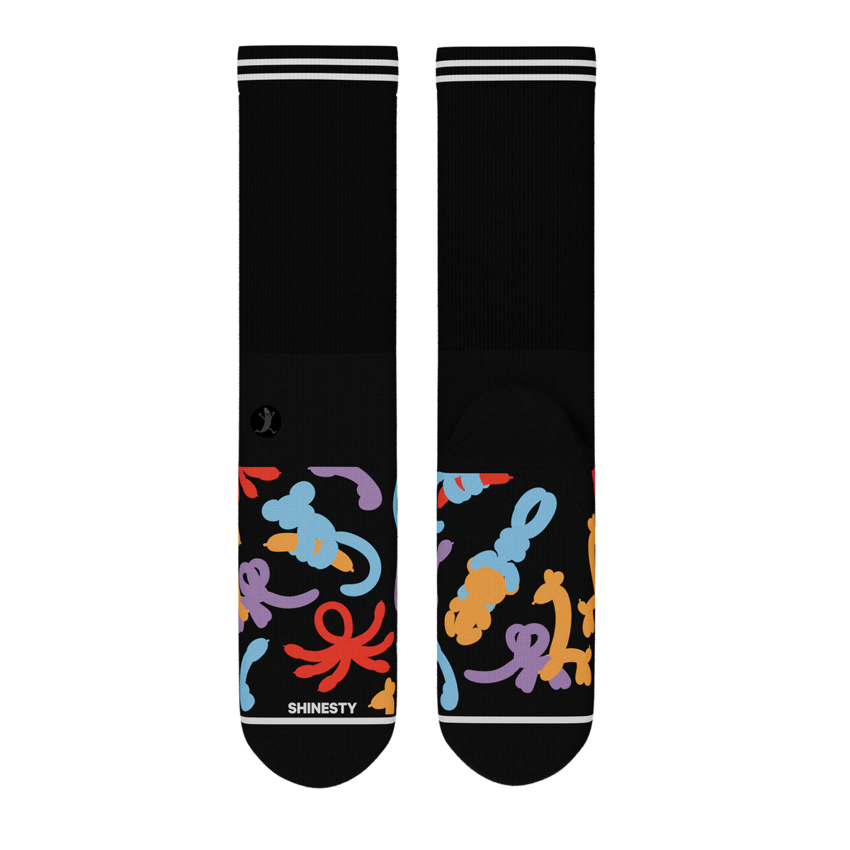 The Knot Tonights | Balloon Animal Heel Hammock™ Crew Socks - Shinesty