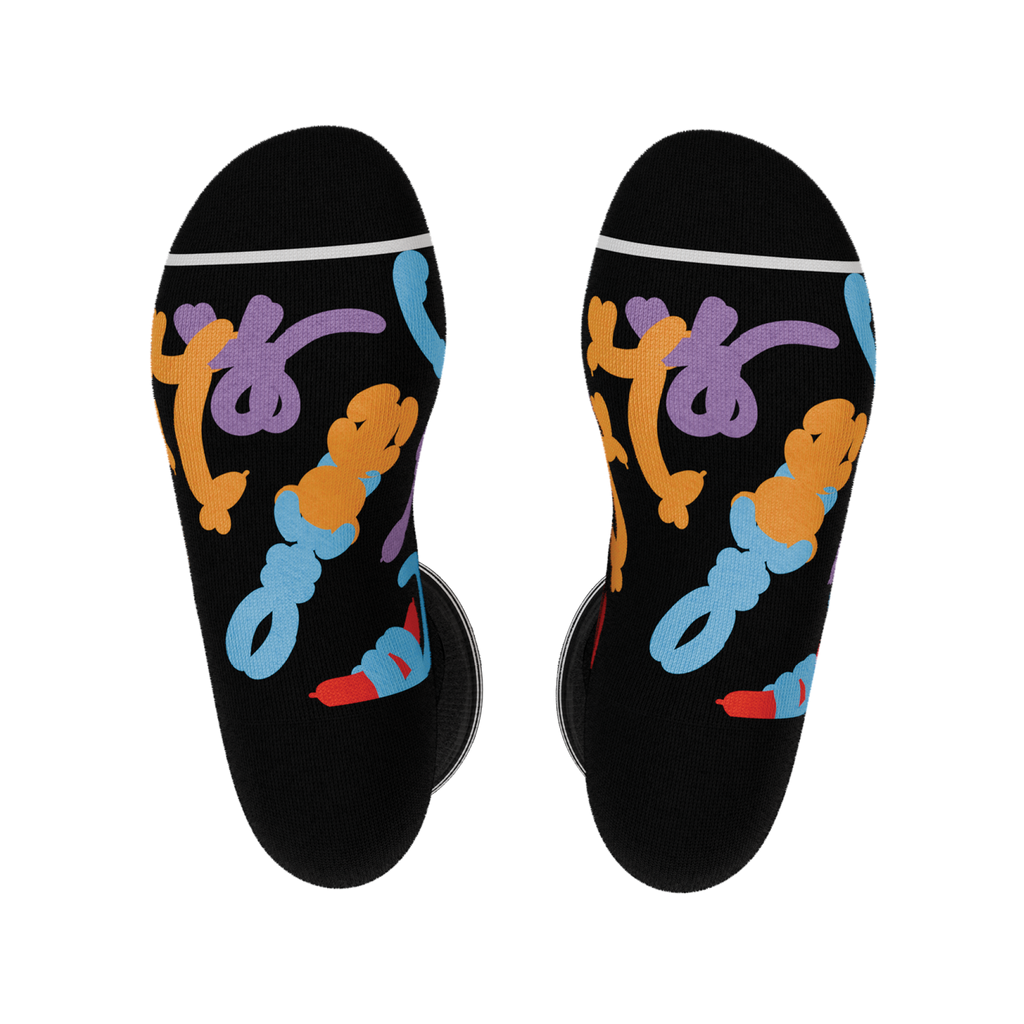 The Knot Tonights | Balloon Animal Heel Hammock™ Crew Socks - Shinesty