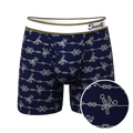 The Knotty Spots | Nautical Knots Ball Hammock® Pouch Underwear With Fly - Shinesty
