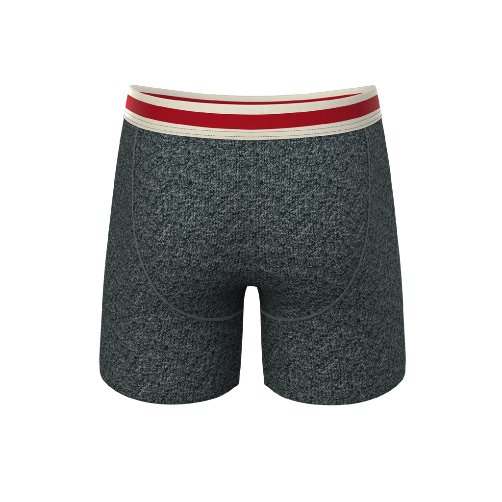 The Koala Camo | Heather Grey Ball Hammock® Pouch Underwear With Fly - Shinesty