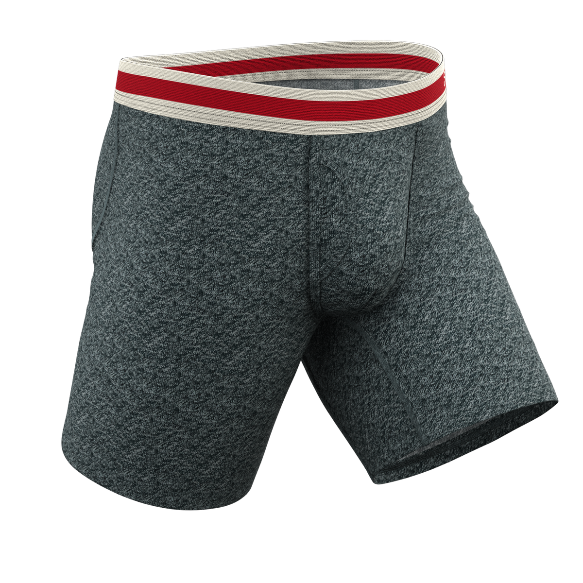 The Koala Camo | Heather Grey Ball Hammock® Boxer - Long Leg - Shinesty