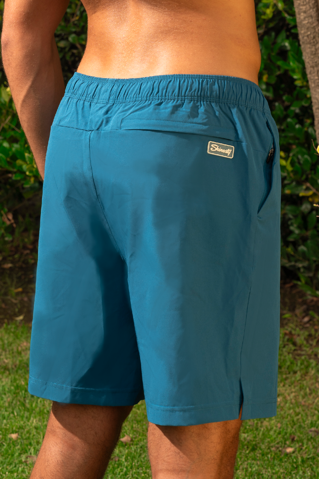 The Lake House | Retro Aztec Ball Hammock® Pouch 8" Swim Trunks - Shinesty
