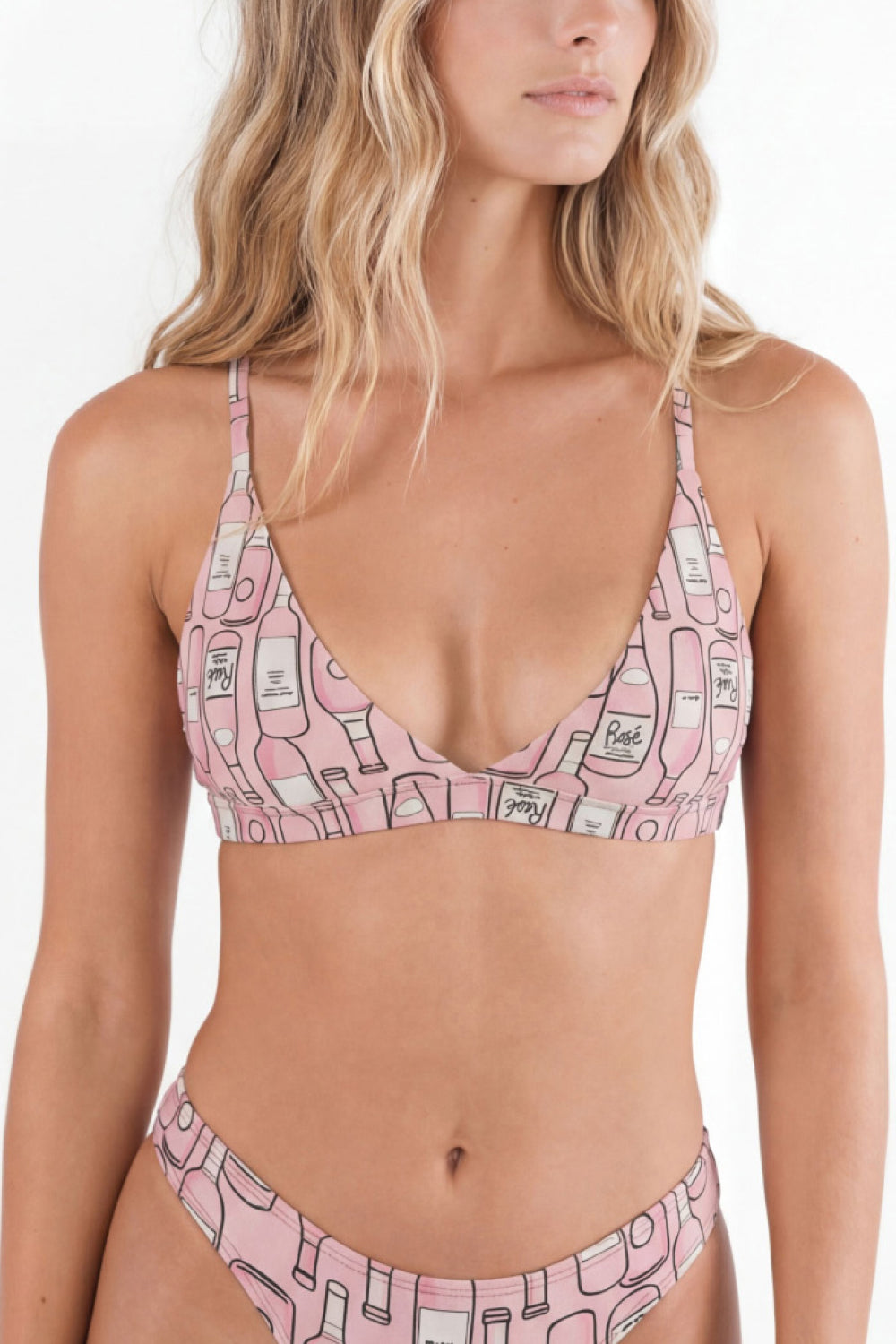 The All Day | Rosé Wine Boob Hammock™ Triangle Bralette - Shinesty