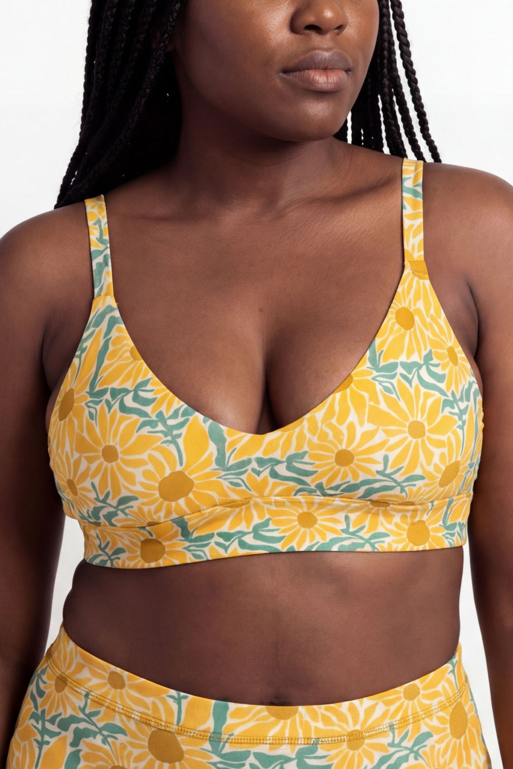 The June Bug | Sunflower Boob Hammock™ Plunge Bralette - Shinesty